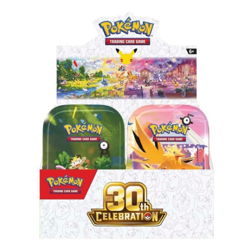 Pokémon TCG: 30th Celebration Mini Tin Display