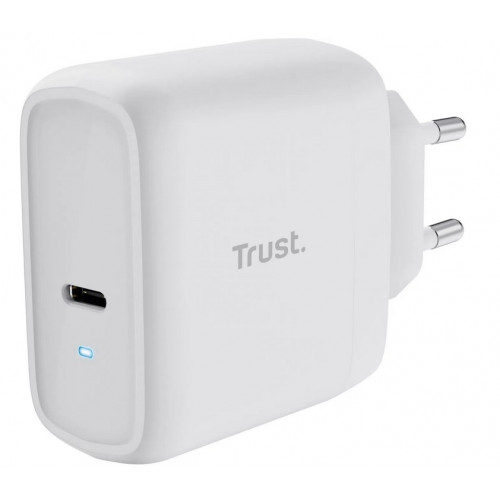 TRUST MAXO 65W 2P USB-C CHARGER WHT