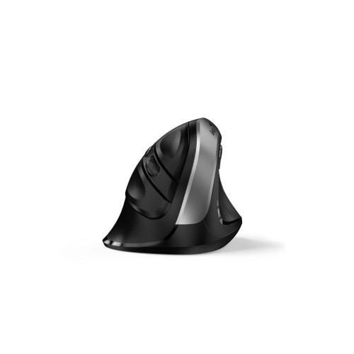 Genius Ergo 8250S/Vertikální/Optická/Pro praváky/1 600 DPI/Bezdrátová USB/Černá-stříbrná použitý