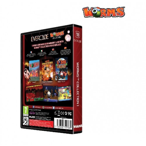 Home Console Cartridge 18. Worms Collection 1