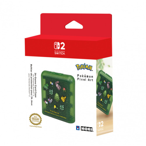 SWITCH 2 HORI Card Case 24 Pixel Green