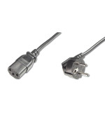 PremiumCord Kabel síťový 230V k počítači 0.5m