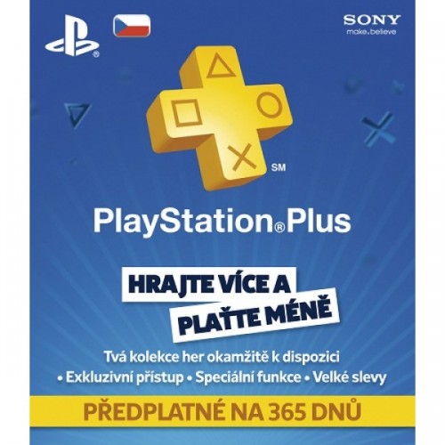 PlayStation Plus 365 dní CZ