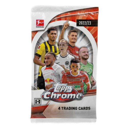 2022/23 Topps Chrome Bundesliga Soccer Hobby Booster pack