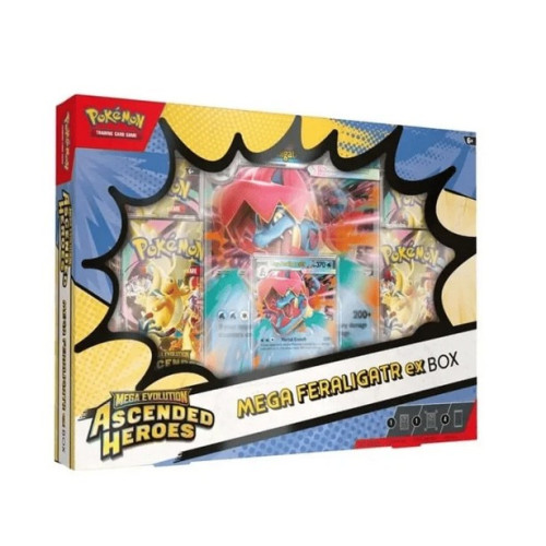Pokémon: Ascended Heroes Mega Feraligatr EX box