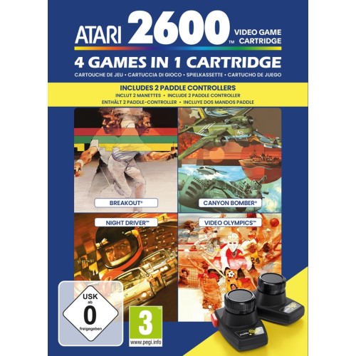 ATARI 2600+ 4 Games in 1 Paddle Pack