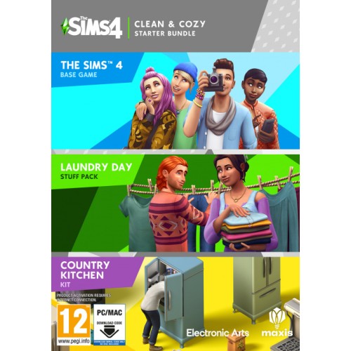 The Sims 4 Starter Pack (base game+clean&cozy)