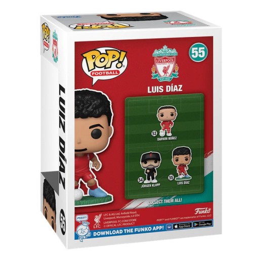 Funko POP Football: Liverpool FC - Luis Díaz