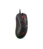 Genesis herní optická myš KRYPTON 555/RGB/8000 DPI/Herní/Optická/8 000 DPI/Drátová USB/Černá