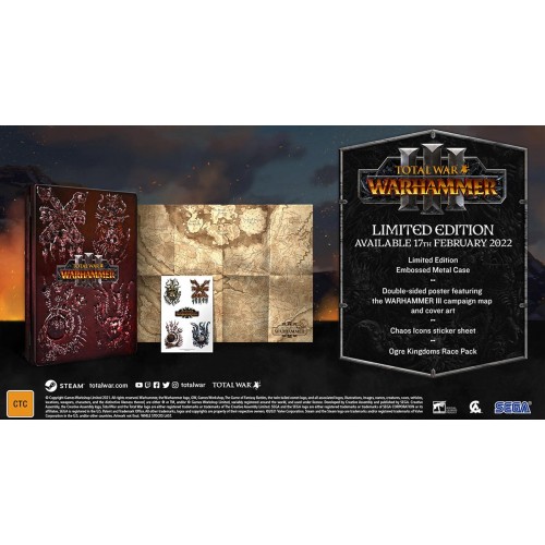 Total War: Warhammer III Metal Case Limited Edition