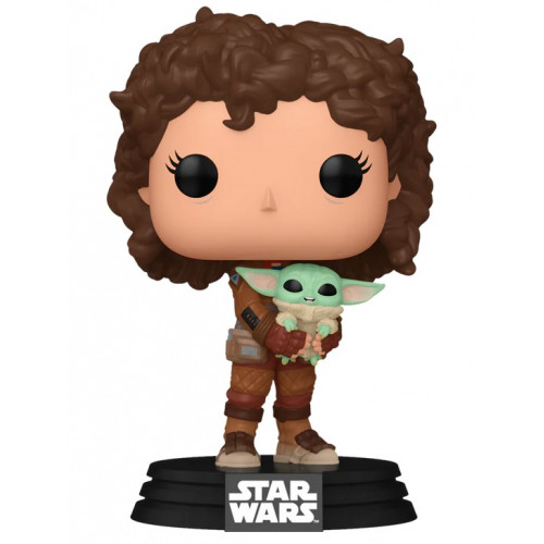 Funko POP: Star Wars: Mandalorian - Peli Motto w/Grogu