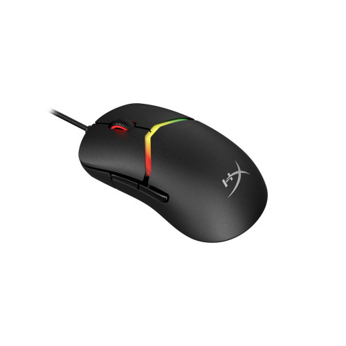HP HyperX Pulsefire Saga/Herní/Optická/Pro praváky/26 000 DPI/Drátové USB-A/Černá