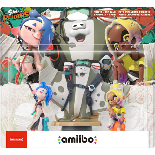 amiibo Splatoon Raiders Shiver, Frye and Big Man