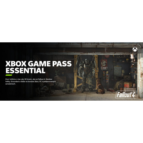 Game Pass Essential na 1 mesiac