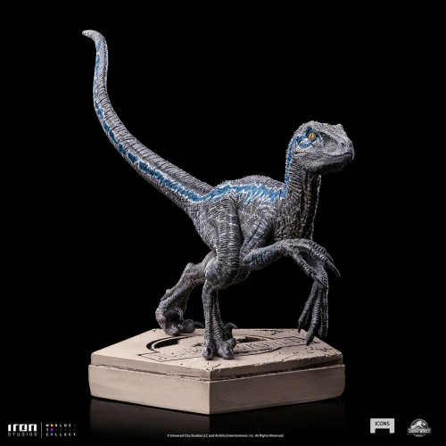 Velociraptor Blue A - Jurassic World - Icons - Iron Studios