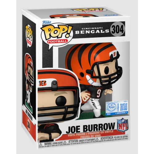 Funko POP NFL: Cincinnati Bengals - Joe Burrow (Black Jersey)