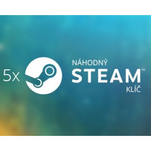 5x Náhodný Steam kľúč