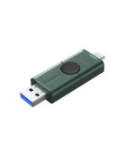 DataTraveler Duo G2/256GB/USB 3.2/USB-A + USB-C/Zelená