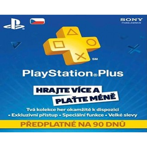 PlayStation Plus 90 dní CZ