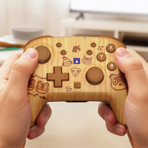 SWITCH 2 Wireless HORIPAD Turbo Wood Brown