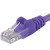 Patch kabel UTP RJ45-RJ45 level 5e 0.5m, fialová