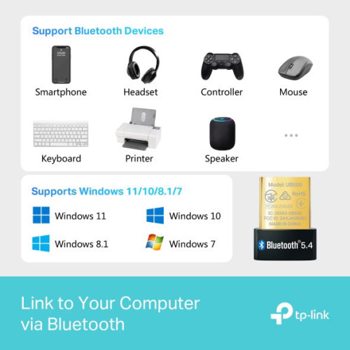 TP-Link UB600 Bluetooth 5.3 Nano USB Adapter