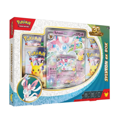 Pokémon TCG: 30th Celebration Sylveon ex Box