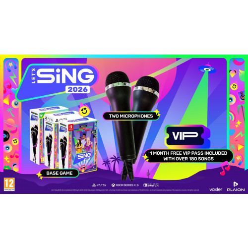 Let’s Sing 2026 + 2 mikrofony
