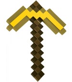 Minecraft krompáč zlatý