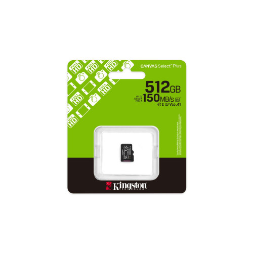 Kingston Canvas Select Plus/Micro SDXC/512GB/UHS-I U3 / Class 10