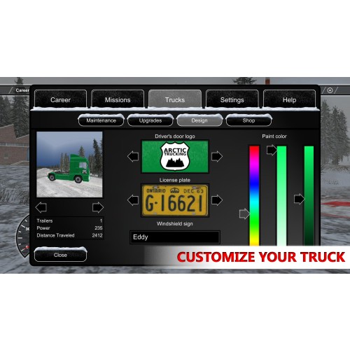 Arctic Trucker Simulator