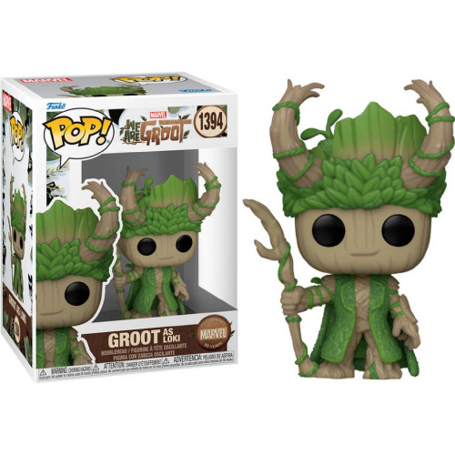 Funko POP Marvel: We are Groot - Groot as Loki