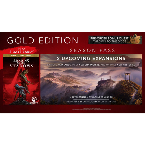 Assassin's Creed Shadows Gold Edition