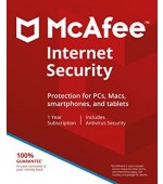 MCAFEE INTERNET SECURITY 2018 KEY (1 YEAR / 1 PC)