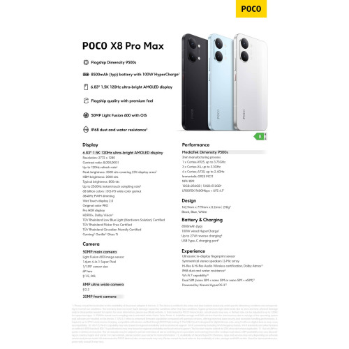 POCO X8 Pro Max/12GB/512GB/Black