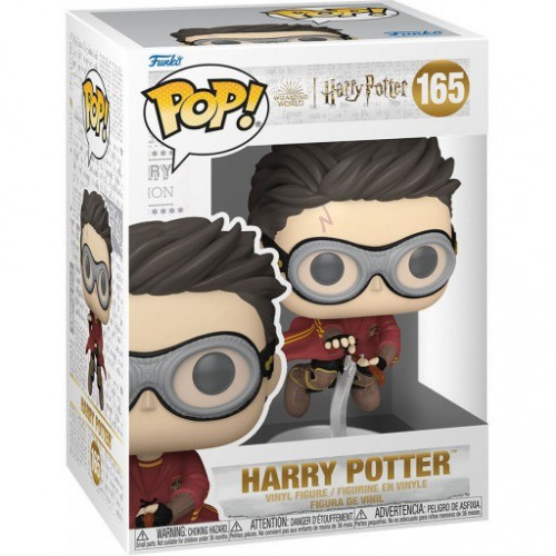 Funko POP Movies: Harry Potter - Harry w/Broom (Quidditch)