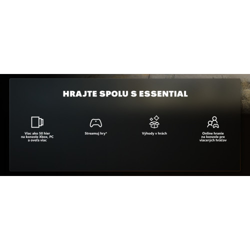 Game Pass Essential na 1 mesiac