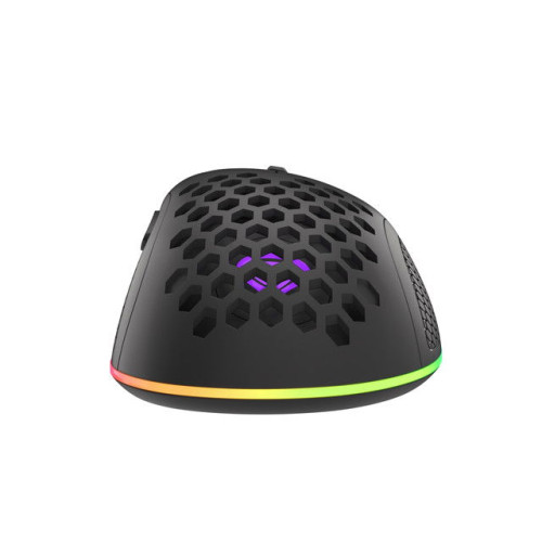 Genesis herní optická myš KRYPTON 555/RGB/8000 DPI/Herní/Optická/8 000 DPI/Drátová USB/Černá