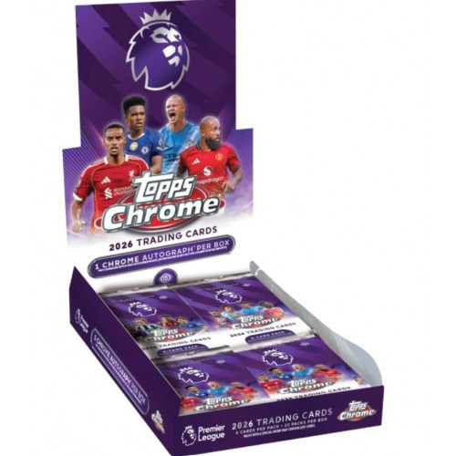 2026 Topps Chrome® Premier League Hobby Box
