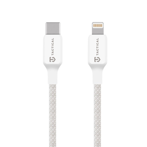 Tactical Stitch Thread Cable USB-C/Lightning 0.3m White