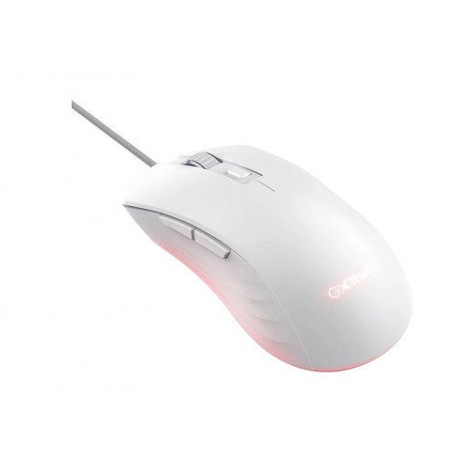 Trust GXT 924W YBAR+ herná myš biela