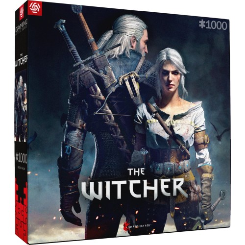 Gaming Puzzle: The Witcher: Geralt & Ciri Puzzles 1000