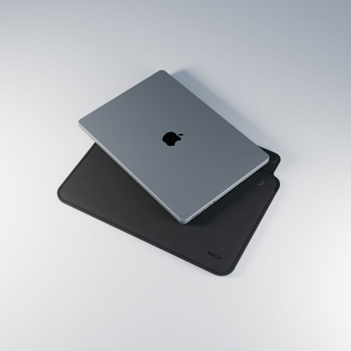 Epico Leather Sleeve MacBook Pro 14" - černá