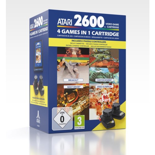 ATARI 2600+ 4 Games in 1 Paddle Pack