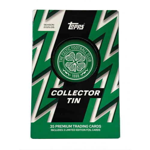 2025/26 Topps Celtic FC Soccer Collector Tin