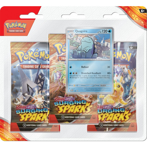 Pokémon TCG: Scarlet & Violet - Surging Sparks - 3 Blister Booster