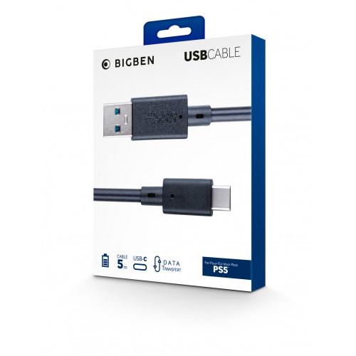 PS5 Bigben USB Cable 5m