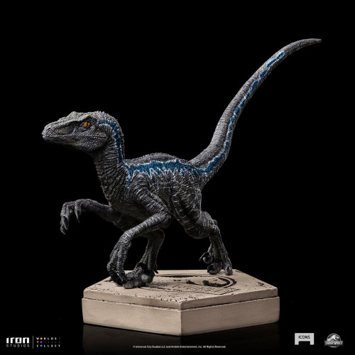Velociraptor Blue A - Jurassic World - Icons - Iron Studios