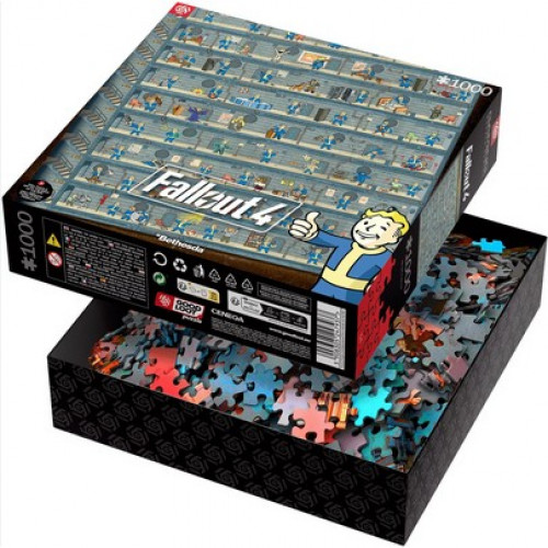 Gaming Puzzle: Fallout 4 Perk Poster Puzzles 1000