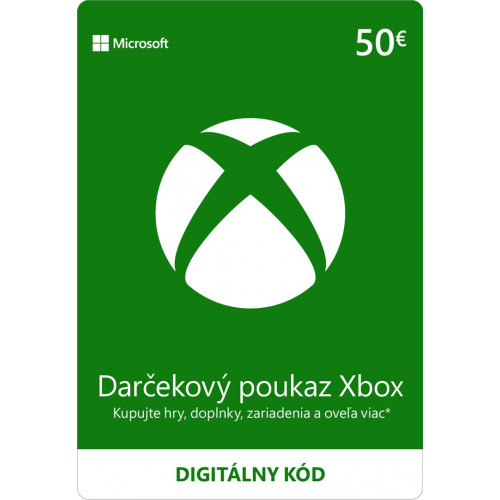 XBOX LIVE GIFT CARD 50 EUR